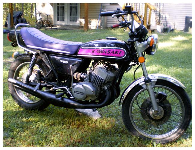 Kawasaki KH 750 (1974 kawasaki kh750 h2 b)